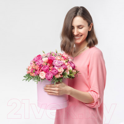 Цветы в коробке 21vek Pinkbox №9