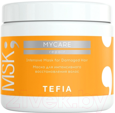 Маска для волос Tefia MyCare Repair для интенсивного восстановления волос (500мл)