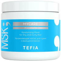 Маска для волос Tefia MyCare Moisture Увлажняющая для сухих и вьющихся волос (500мл) - 