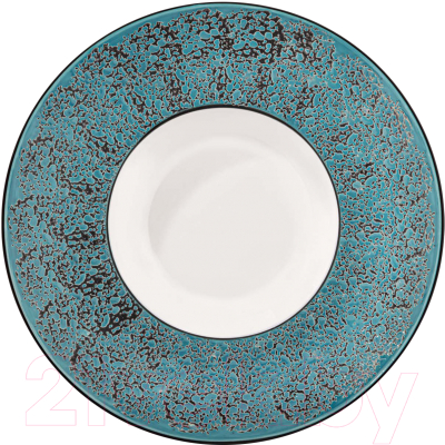 Тарелка столовая глубокая Wilmax WL-667622/A (голубой)
