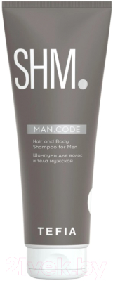 Шампунь для волос Tefia Man.Code для волос и тела мужской (285мл)