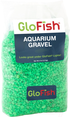 Грунт для аквариума GloFish 29023 (2.26кг, зеленый)