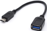 Кабель ATcom AT1310 Type-C(m) - USB 3.0 AF (OTG) (черный) - 