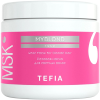 Тонирующая маска для волос Tefia Myblond Розовая для светлых волос (500мл) - 