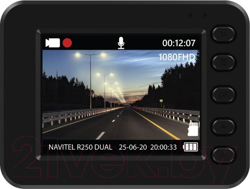 Автомобильный видеорегистратор Navitel R250 Dual — фото 5