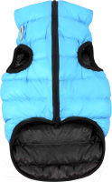 Куртка для животных AiryVest 1610 (S, черный/голубой) - 