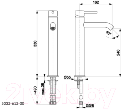 Смеситель Armatura Moza 5032-612-00