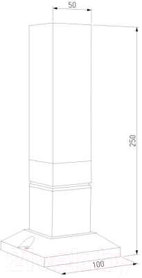 Светильник уличный Elektrostandard 1536 Techno Led (серый)