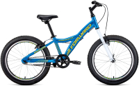 Детский велосипед Forward Comanche 20 1.0 2021 / RBKW11601002 (голубой/желтый) - 