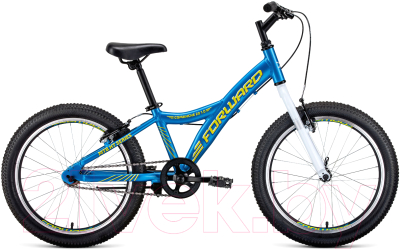 Детский велосипед Forward Comanche 20 1.0 2021 / RBKW11601002 (голубой/желтый)