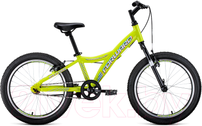 Детский велосипед Forward Comanche 20 1.0 2021 / RBKW1J301001 (желтый/белый)