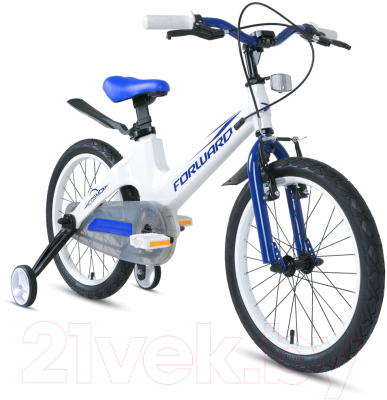 Детский велосипед Forward Cosmo 18 2.0 2021 / 1BKW1K7D1026 (белый/синий)
