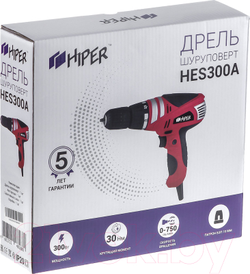 Дрель-шуруповерт HIPER HES300A