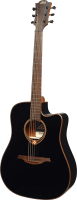 Электроакустическая гитара LAG T-118D CE-BLK - 