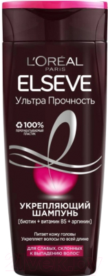 

Шампунь для волос L'Oreal Paris, Elseve Ультра Прочность