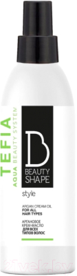 

Крем для волос Tefia, Beauty Shape Style масло аргановое для всех типов волос