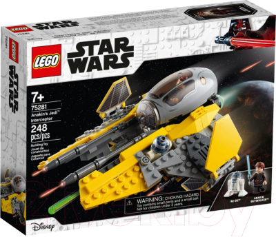 Конструктор Lego Star Wars Джедайский перехватчик Энакина / 75281