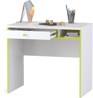 Письменный стол Mobi Альфа 12.41 (лайм зеленый/белый премиум) - 