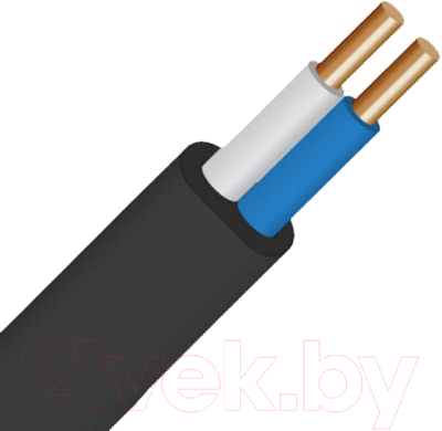 Кабель силовой Ecocable ВВГ-П 2x1.5 ок (N) - 0.66 (100м)