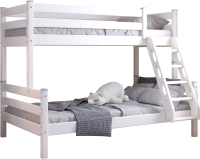 Двухъярусная кровать детская Мебельград Адель (белый) - 