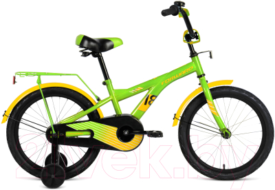 Детский велосипед Forward Crocky 18 2021 / 1BKW1K1D1019 (зеленый/желтый)