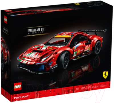 Конструктор Lego Technic Ferrari 488 GTE AF Corse 51 / 42125