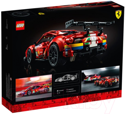 Конструктор Lego Technic Ferrari 488 GTE AF Corse 51 / 42125