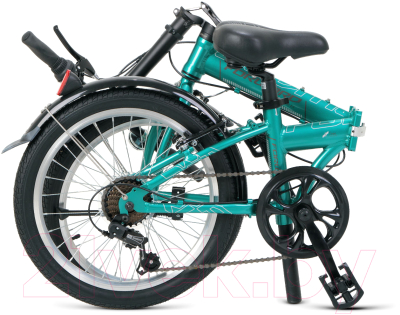 Велосипед Forward Enigma 20 2.0 2021 / 1BKW1C407003 (зеленый/коричневый)