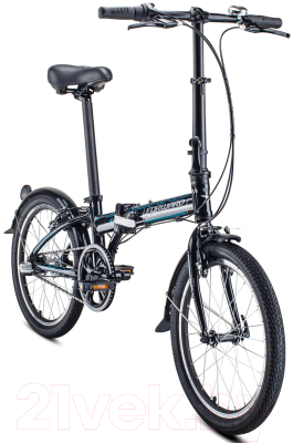 Велосипед Forward Enigma 20 3.0 2021 / 1BKW1C403002 (черный/серый)