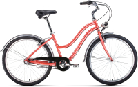 Велосипед Forward Evia Air 26 2.0 2021 / RBKW1C363002 (16, коралловый/белый) - 