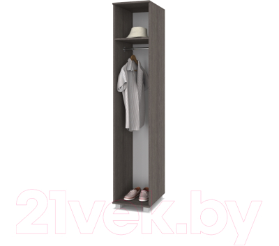 Шкаф-пенал Modern Ева Е11 (анкор темный/анкор светлый)