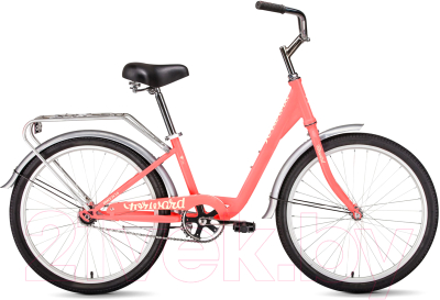 Велосипед Forward Grace 24 2021 / RBKW1C141002 (коралловый/бежевый)