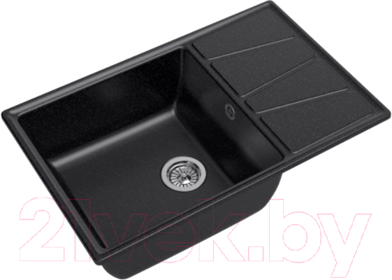 Мойка кухонная GranFest GF-V780L (черный)