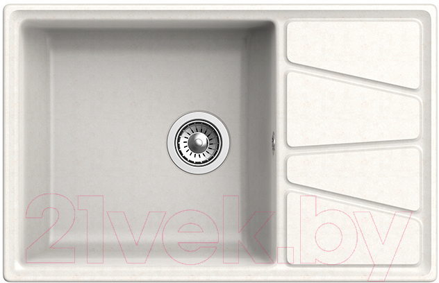 Мойка кухонная GranFest GF-V780L (белый)