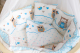 Комплект постельный для новорожденных Баю-Бай Раздолье / К91-Р4 (голубой) - 