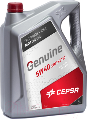 Моторное масло Cepsa Genuine 5W40 Synthetic / 512553073 (5л)
