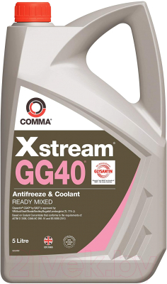 

Антифриз Comma, Фиолетовый, BASF Glysantin GG40 / XSGG40M5L