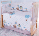 Комплект постельный для новорожденных Баю-Бай Раздолье / К40-Р4 (голубой) - 
