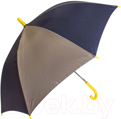 Зонт-трость Ame Yoke L 541 (серый/синий)