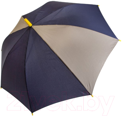 Зонт-трость Ame Yoke L 541 (серый/синий)