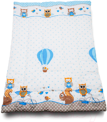 Одеяло для новорожденных Баю-Бай Раздолье / ОД01-Р4 (голубой)