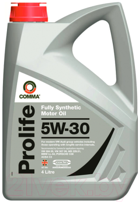 Моторное масло Comma Prolife 5W30 / PRO4L (4л)
