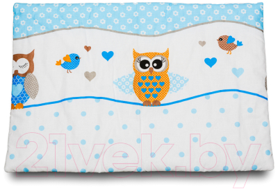 Подушка для новорожденных Баю-Бай Раздолье ПШ11-Р4 (голубой)