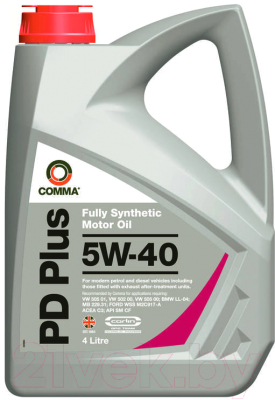 Моторное масло Comma PD Plus 5W40 / DPD4L (4л)