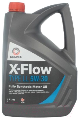 Моторное масло Comma X-Flow Type LL 5W30 / XFLL4L (4л)
