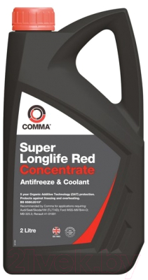 

Антифриз Comma, Красный, SLA2L концентрат
