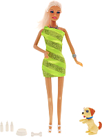 

Кукла с аксессуарами Defa, С собачкой / 8232