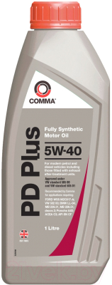 Моторное масло Comma PD Plus 5W40 / DPD1L (1л)