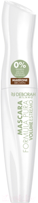 

Тушь для ресниц Deborah Milano, Коричневый, Formula Pura коричневый
