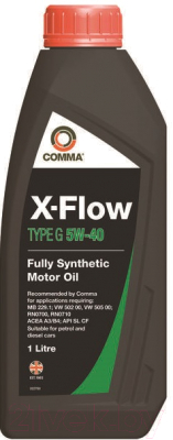 Моторное масло Comma X-Flow Type G 5W40 / XFG1L (1л)